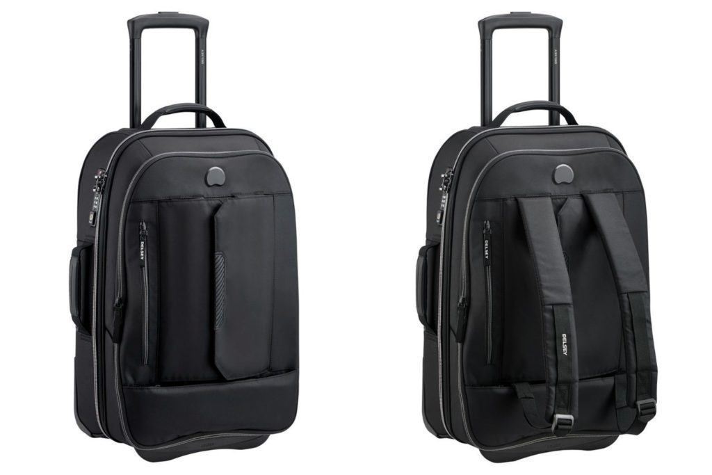 Black Carry-On Suitcase with USB Charging Port